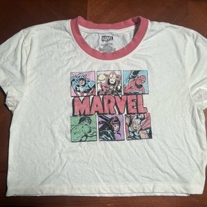 Marvel cropped tee